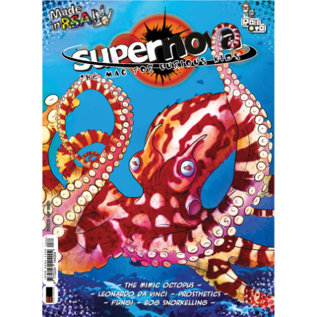 The cover art for Supernova volume 5.5, featuring an octopus.