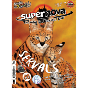 The cover art for Supernova volume 6.1, featuring a Serval.