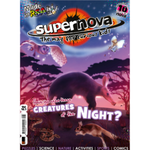 The cover art for Supernova volume 10.1, featuring creatures of the night