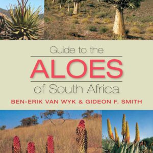 The cover art for Guide to the Aloes of South Africa, featuring South African aloes.